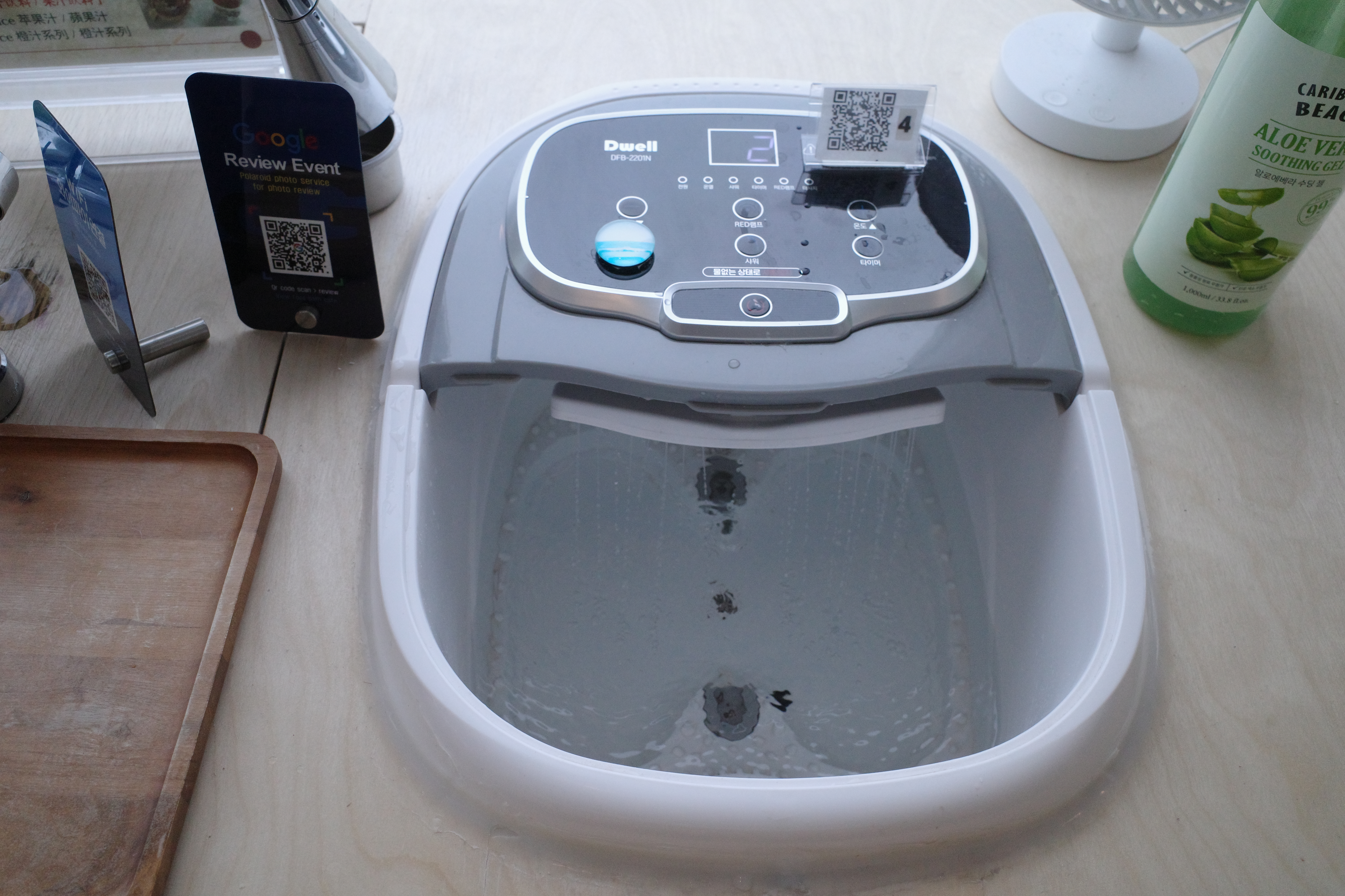 【釜山景點】Footbath Cafe View족욕카페 뷰|白淺灘文化村必去足浴咖啡廳海景第一排、足浴+按摩+飲料 - 第9張圖