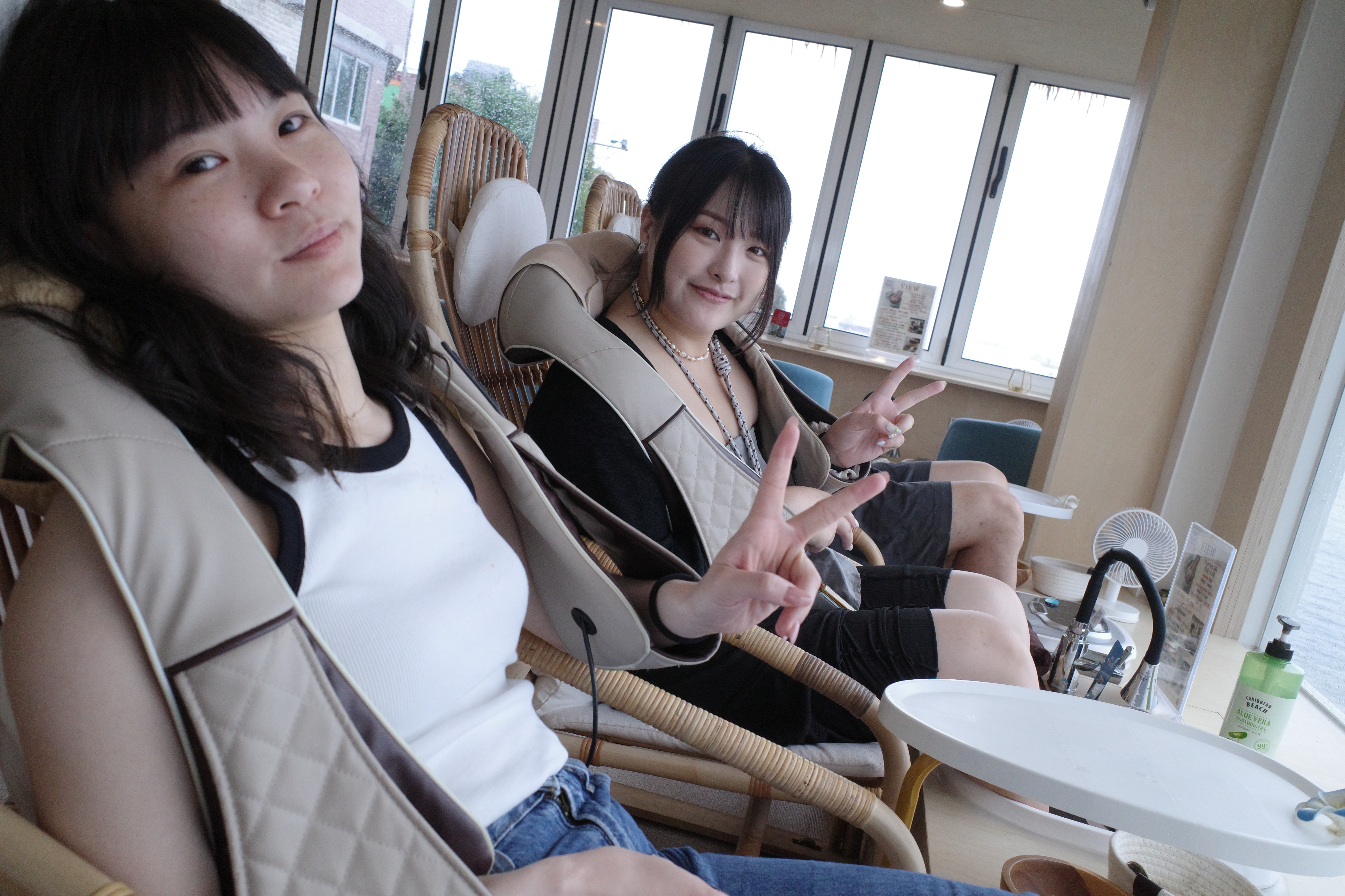 【釜山景點】Footbath Cafe View족욕카페 뷰|白淺灘文化村必去足浴咖啡廳海景第一排、足浴+按摩+飲料 - 第5張圖